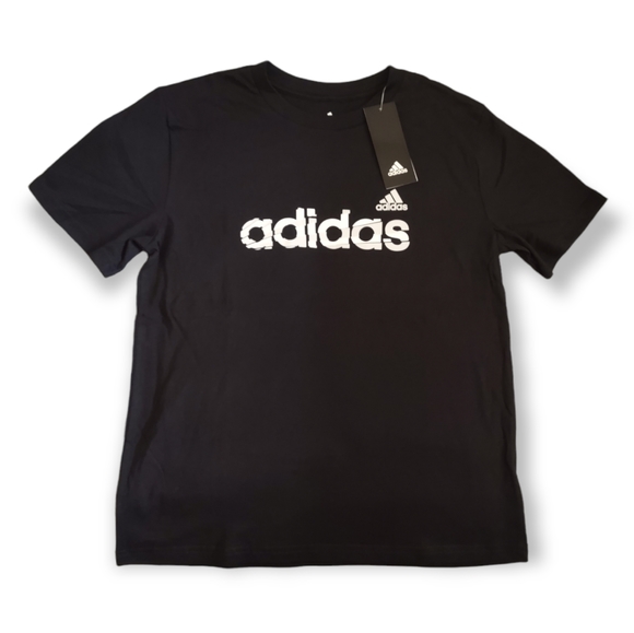 Adidas Big Boys Crew Neck Short Sleeve Graphic T-Shirt - Picture 2 of 3